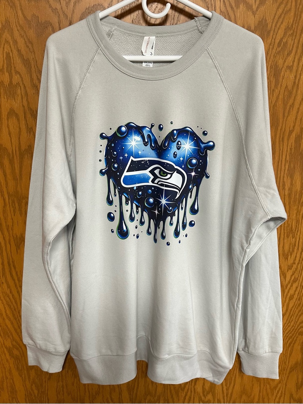 Seattle Seahawks Graphic Crewneck Sweatshirt - NIP
